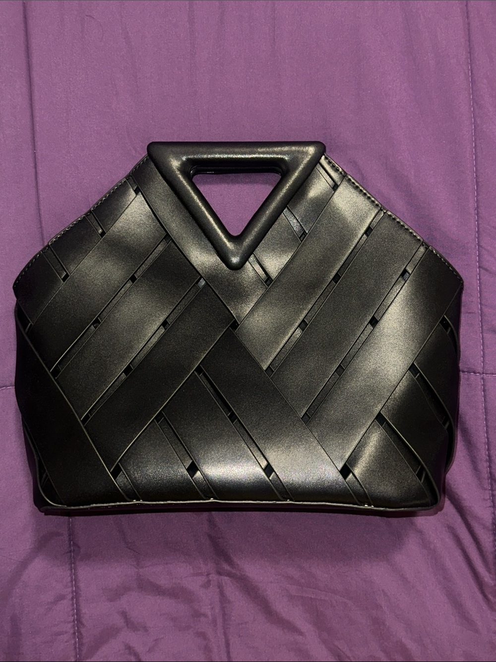 Tiffany & Fred Paris Smooth & Perforated Leather Bag (Mint Condition)